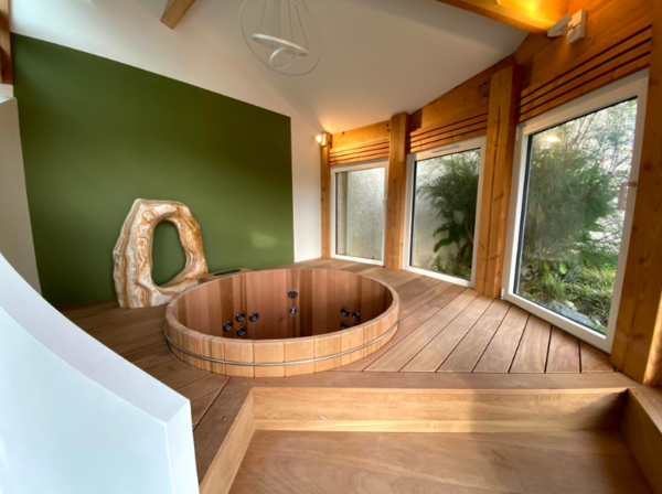 image spa en bois