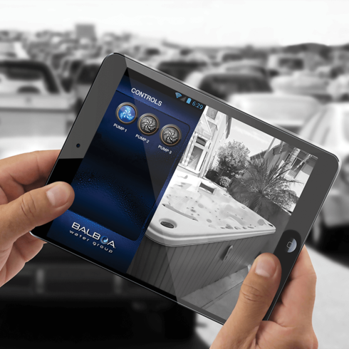 spa connecte wifi controle distance application